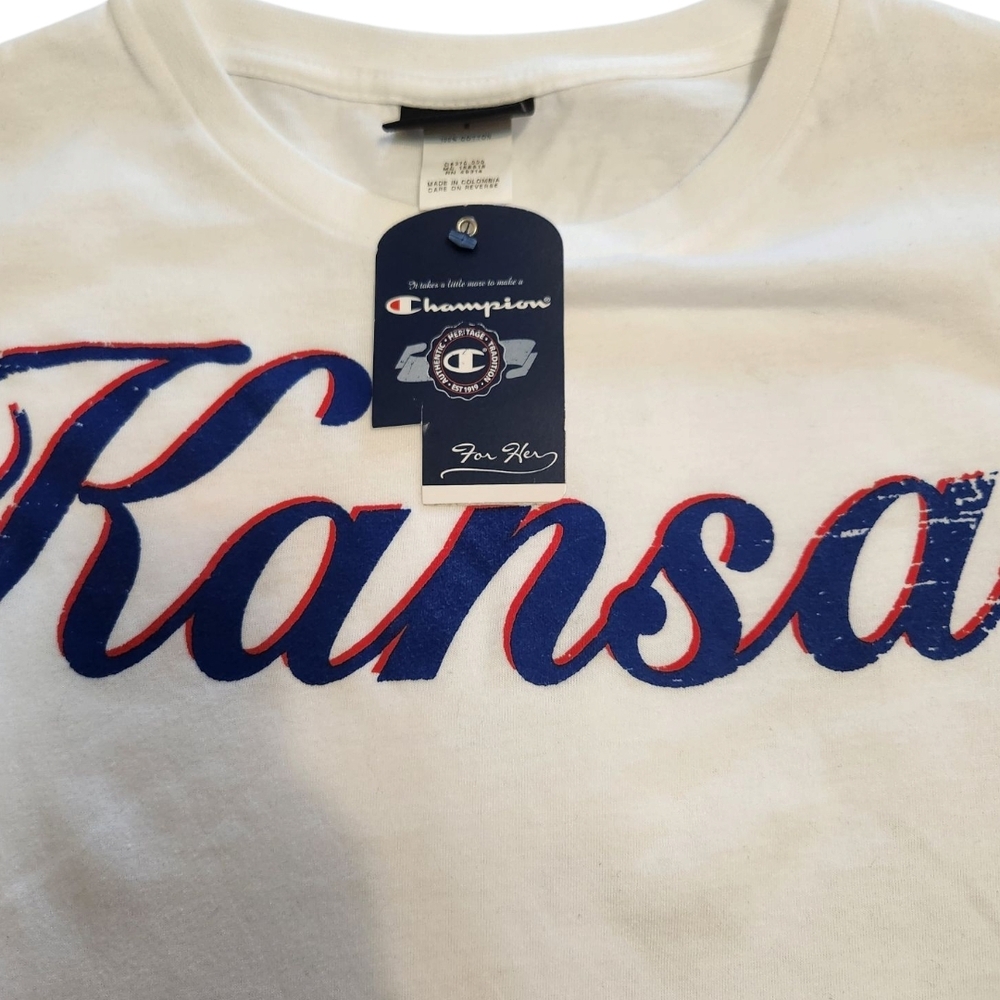 Kansas Graphic White T-Shirt - Picture 6 of 7